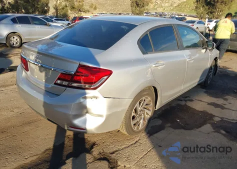 2014 Honda Civic Ex from USA, damaged, VIN 19XFB2F81EE082784